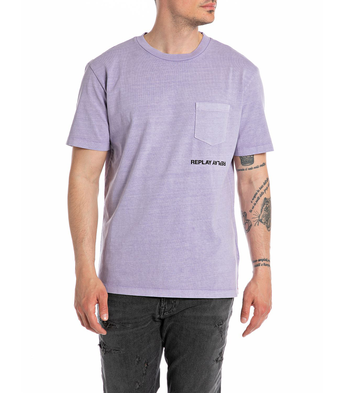 ヘビーコットンジャージープリント Tシャツ